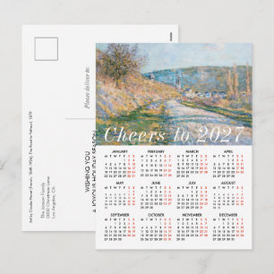 Monet Kunst Schilderij Kalender 2027 Cheers Onderw Feestdagenkaart