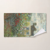 Monet Kunstenaars Tuin in Argenteuil Schilderij Bad Handdoek (Handdoek)
