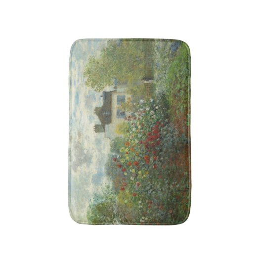 Monet Kunstenaars Tuin in Argenteuil Schilderij Badmat (Voorkant Verticaal)