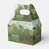 Monet Kunstenaars Tuin in Argenteuil Schilderij Bedankdoosjes (Achterkant)