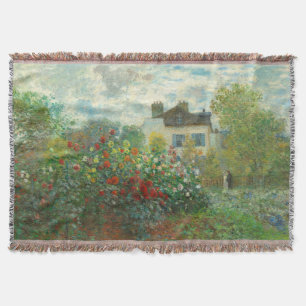 Monet Kunstenaars Tuin in Argenteuil Schilderij Deken