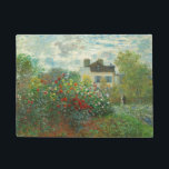 Monet Kunstenaars Tuin in Argenteuil Schilderij Deurmat<br><div class="desc">Claude Monet - De Kunstenaarstuin in Argenteuil (Een hoek van de Tuin met Dahlia's) door Claude Monet,  1873 in de National Gallery of Art. Een prachtige buitenscène van de vader van het impressionisme.</div>