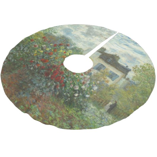 Monet Kunstenaars Tuin in Argenteuil Schilderij Kerstboom Rok (Gekanteld)