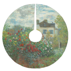 Monet Kunstenaars Tuin in Argenteuil Schilderij Kerstboom Rok