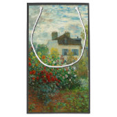Monet Kunstenaars Tuin in Argenteuil Schilderij Klein Cadeauzakje (Achterkant)
