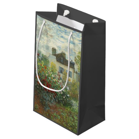 Monet Kunstenaars Tuin in Argenteuil Schilderij Klein Cadeauzakje (Achterkant Gekanteld)