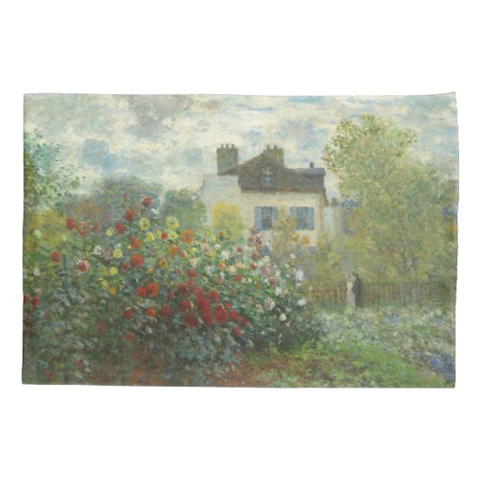 Monet Kunstenaars Tuin in Argenteuil Schilderij Kussensloop (Achterkant)