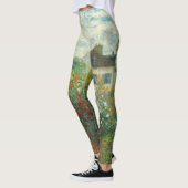 Monet Kunstenaars Tuin in Argenteuil Schilderij Leggings (Links)