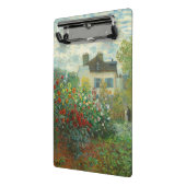 Monet Kunstenaars Tuin in Argenteuil Schilderij Mini Klembord (Angled2)