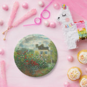 Monet Kunstenaars Tuin in Argenteuil Schilderij Papieren Bordje (Feest)