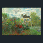 Monet Kunstenaars Tuin in Argenteuil Schilderij Poster<br><div class="desc">Claude Monet - De Kunstenaarstuin in Argenteuil (Een hoek van de Tuin met Dahlia's) door Claude Monet,  1873 in de National Gallery of Art. Een prachtige buitenscène van de vader van het impressionisme.</div>