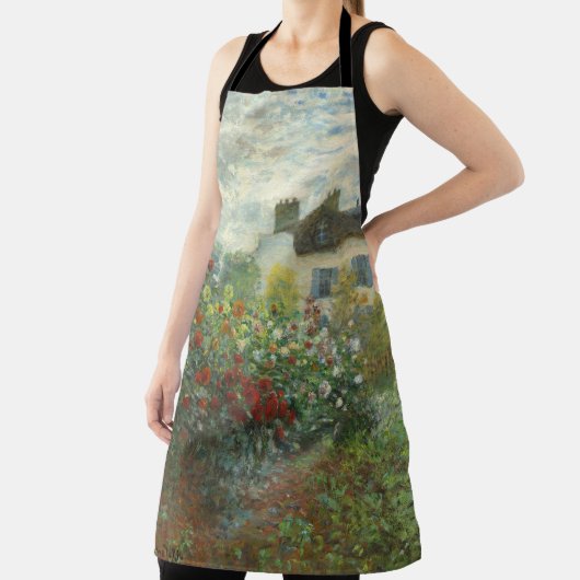 Monet Kunstenaars Tuin in Argenteuil Schilderij Schort (Insitu)