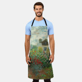 Monet Kunstenaars Tuin in Argenteuil Schilderij Schort (Gedragen)