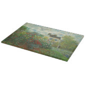 Monet Kunstenaars Tuin in Argenteuil Schilderij Snijplank (Hoek)