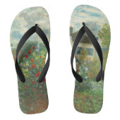 Monet Kunstenaars Tuin in Argenteuil Schilderij Teenslippers (Voetbed)