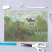 Monet Kunstenaars Tuin in Argenteuil Schilderij Tissuepapier (Craft)