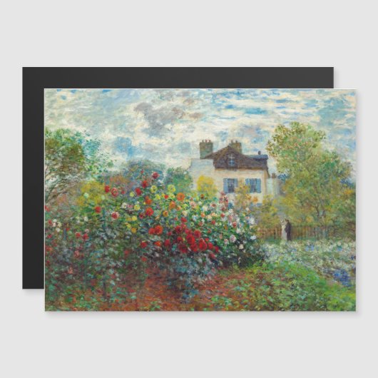 Monet - Kunstenaarstuin Argenteuil Magnetische Kaa (Voorkant / Achterkant)