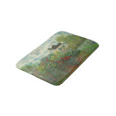 Monet Kunstenaarstuin in Argenteuil Schilderij Badmat (Gekanteld)
