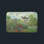 Monet Kunstenaarstuin in Argenteuil Schilderij Badmat<br><div class="desc">Claude Monet - De tuin van de kunstenaar in Argenteuil (Een hoek van de tuin met Dahlias) door Claude Monet,  1873 in de National Gallery of Art. Een prachtig buitenscène door de vader van het Impressionisme.</div>
