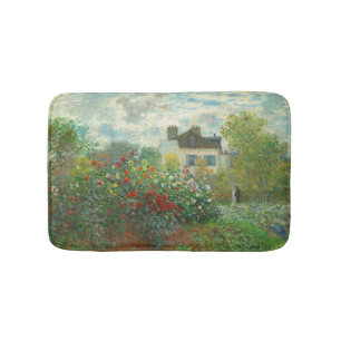 Monet Kunstenaarstuin in Argenteuil Schilderij Badmat
