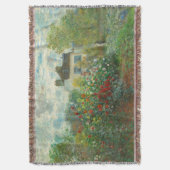 Monet Kunstenaarstuin in Argenteuil Schilderij Deken (Voorkant Verticaal)