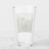Monet Kunstenaarstuin in Argenteuil Schilderij Glas (Achterkant)