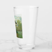 Monet Kunstenaarstuin in Argenteuil Schilderij Glas (Links)