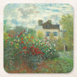 Monet Kunstenaarstuin in Argenteuil Schilderij Kartonnen Onderzetters<br><div class="desc">Claude Monet - De tuin van de kunstenaar in Argenteuil (Een hoek van de tuin met Dahlias) door Claude Monet,  1873 in de National Gallery of Art. Een prachtig buitenscène door de vader van het Impressionisme.</div>