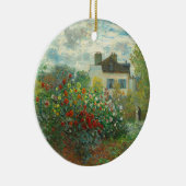 Monet Kunstenaarstuin in Argenteuil Schilderij Keramisch Ornament (Rechts)