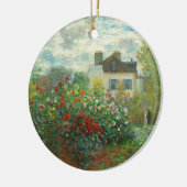 Monet Kunstenaarstuin in Argenteuil Schilderij Keramisch Ornament (Links)