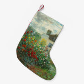 Monet Kunstenaarstuin in Argenteuil Schilderij Kleine Kerstsok (Voorkant (Hangend))