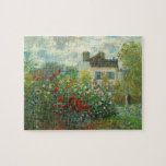 Monet Kunstenaarstuin in Argenteuil Schilderij Legpuzzel<br><div class="desc">Claude Monet - De tuin van de kunstenaar in Argenteuil (Een hoek van de tuin met Dahlias) door Claude Monet,  1873 in de National Gallery of Art. Een prachtig buitenbeeld van de vader van het Impressionisme.</div>