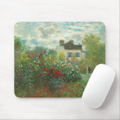 Monet Kunstenaarstuin in Argenteuil Schilderij Muismat (Met muis)