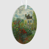 Monet Kunstenaarstuin in Argenteuil Schilderij Ornament (voorkant)