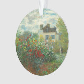 Monet Kunstenaarstuin in Argenteuil Schilderij Ornament (voorkant)