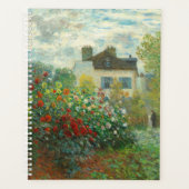 Monet Kunstenaarstuin in Argenteuil Schilderij Planner (Voorkant)