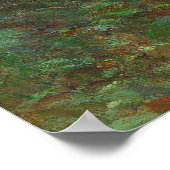 Monet Kunstenaarstuin in Argenteuil Schilderij Poster (Hoek)