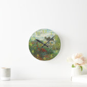 Monet Kunstenaarstuin in Argenteuil Schilderij Ronde Klok (Huis)