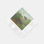 Monet Kunstenaarstuin in Argenteuil Schilderij Servet (Hoek)