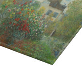 Monet Kunstenaarstuin in Argenteuil Schilderij Snijplank (Hoek)