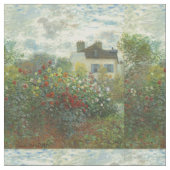 Monet Kunstenaarstuin in Argenteuil Schilderij Stof (Close Up)