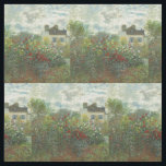 Monet Kunstenaarstuin in Argenteuil Schilderij Stof<br><div class="desc">Claude Monet - De tuin van de kunstenaar in Argenteuil (Een hoek van de tuin met Dahlias) door Claude Monet,  1873 in de National Gallery of Art. Een prachtig buitenbeeld van de vader van het Impressionisme.</div>