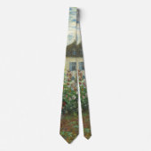 Monet Kunstenaarstuin in Argenteuil Schilderij Stropdas (Voorkant)