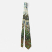 Monet Kunstenaarstuin in Argenteuil Schilderij Stropdas (Achterkant)