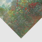 Monet Kunstenaarstuin in Argenteuil Schilderij Tissuepapier (Detail)