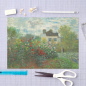 Monet Kunstenaarstuin in Argenteuil Schilderij Tissuepapier (Craft)