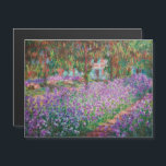 Monet - Kunstentuin in Giverny Magnetic Kaart<br><div class="desc">The Artists Garden at Giverny / Le Jardin de l'artiste a Giverny - Claude Monet,  1900</div>