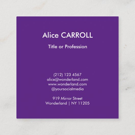 Monet - Kunstentuin in Giverny - QR-code Vierkante Visitekaartje (Achterkant)