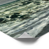 Monet - La Pointe De La Heve Bij Laag Tij Poster (Hoek)
