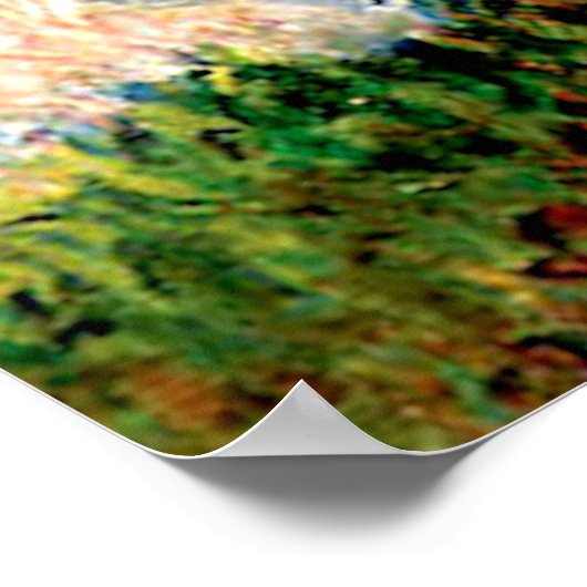 Monet Lady met Parasol-Poster Poster (Hoek)